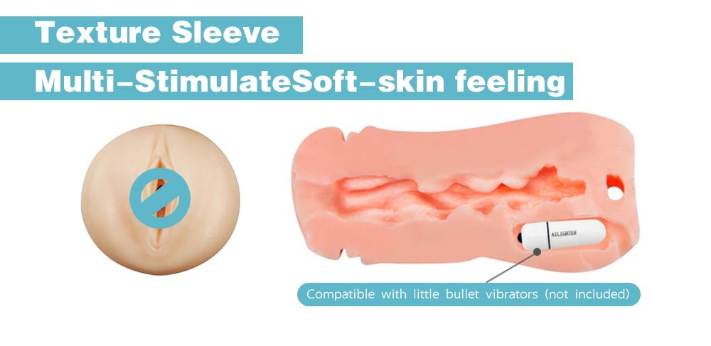 AILIGHTER Pocket Pussy Stroker Masturbator 2 AIJ0009-Pocket-Stroker-Love-Pussy-Masturbator-detail-1