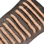 Fine Sport Broze Leather Big Iron Plate Twine Tied Sex Paddle - Image 4