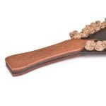 Fine Sport Broze Leather Big Iron Plate Twine Tied Sex Paddle - Image 5