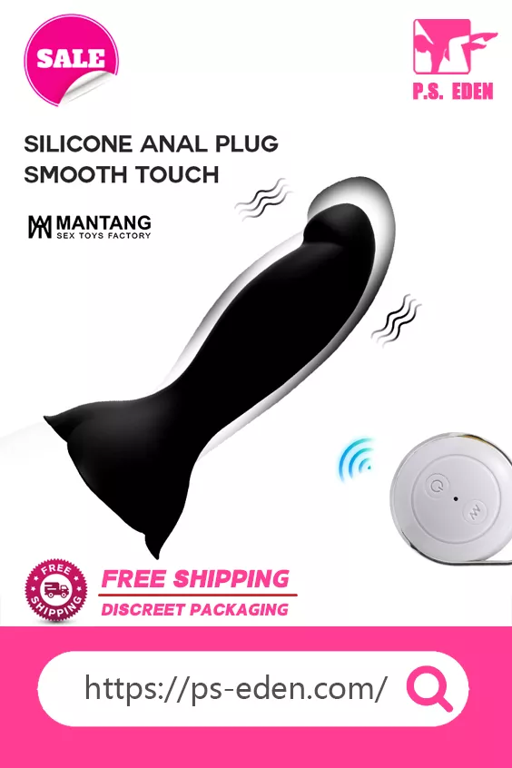 MANTANG P8 Adult Anal Toy Vibrating Portable Rose-based Butt Plug