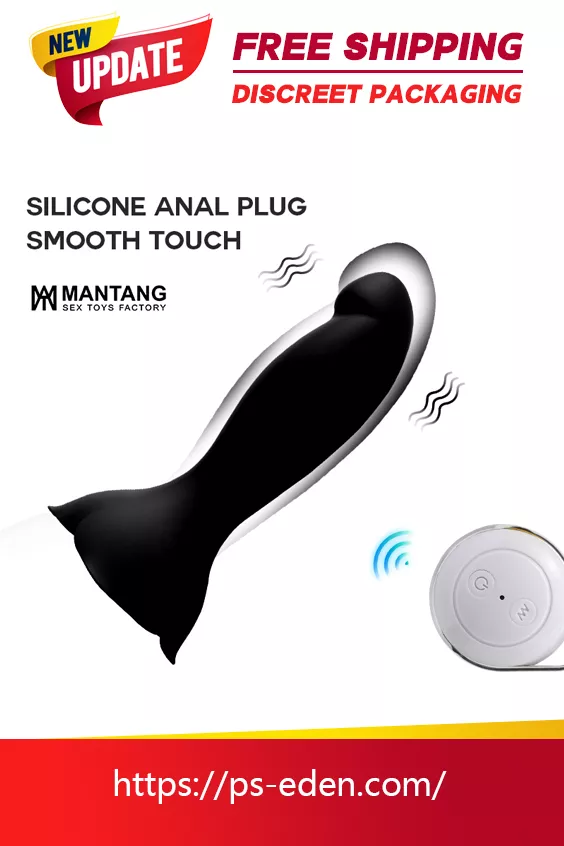 MANTANG P8 Adult Anal Toy Vibrating Portable Rose-based Butt Plug