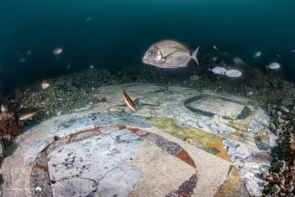 Marble floor of Roman villa restored underwater – The