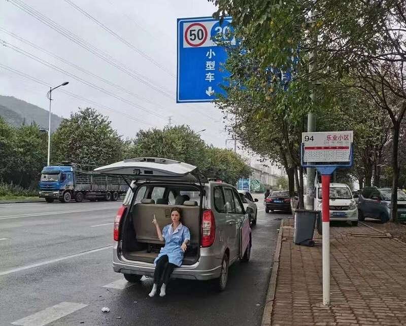 Sex dolls placed on vans to promote 'simulated human experience'