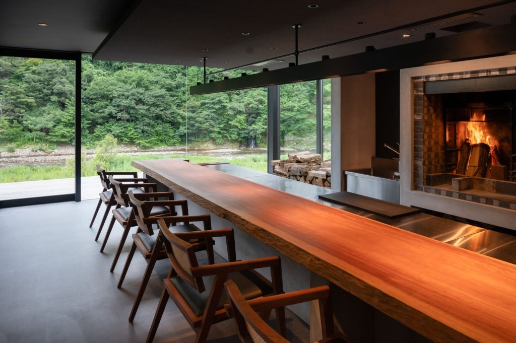 A gourmet dining experience deep in the forest