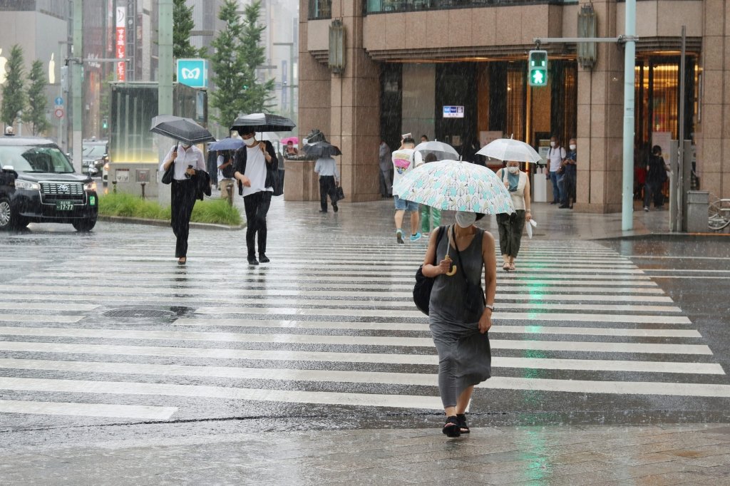 Typhoon Ampir approaches Japan's Kanto region