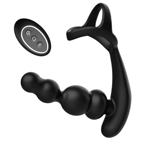 Bliss - Anal Beads 360° Rotating Head Prostate Massager with
