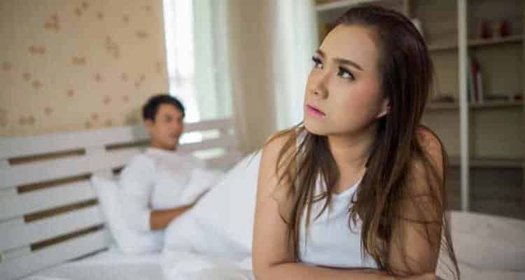 A woman who cannot get affection