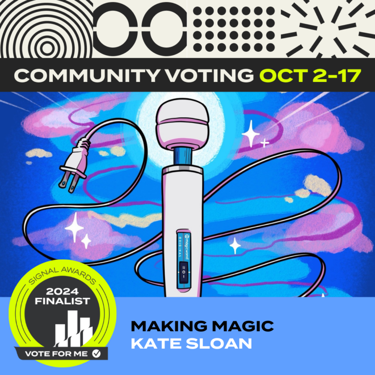 "Creating Magic" is nominated for an award! ! ! (& you can