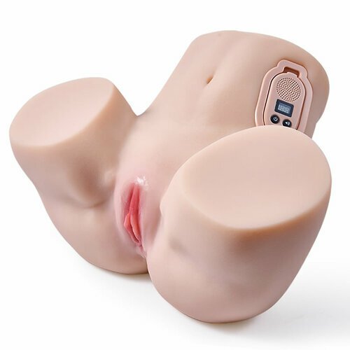 Kelly 5 sucks realistic vibrating butt with authentic