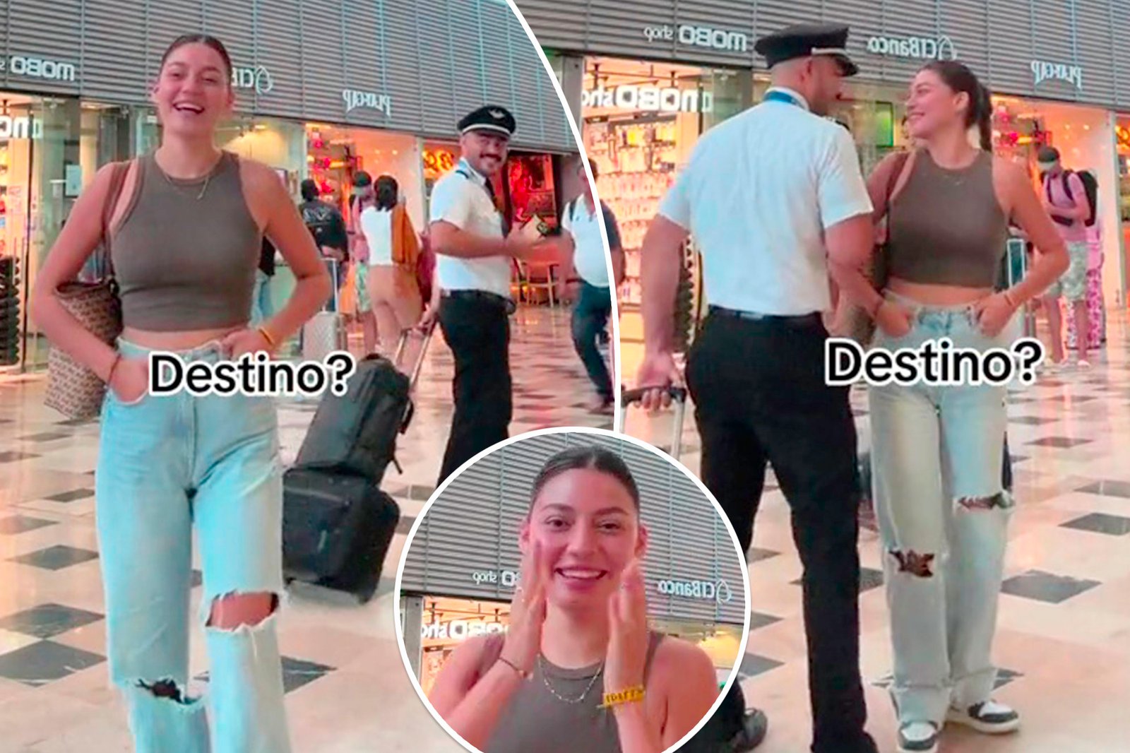 I bumped into a sexy pilot at the airport - we're now dating