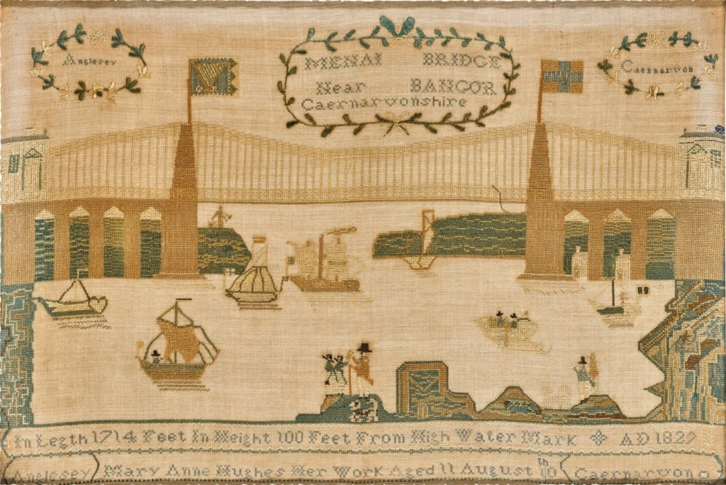 The exit bar is located at 19-c. Schoolgirl Sampler – The