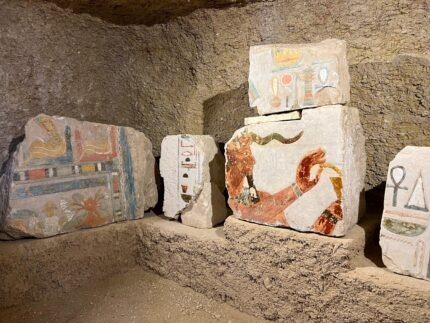 1,500 painted blocks from Hatshepsut’s temple discovered –