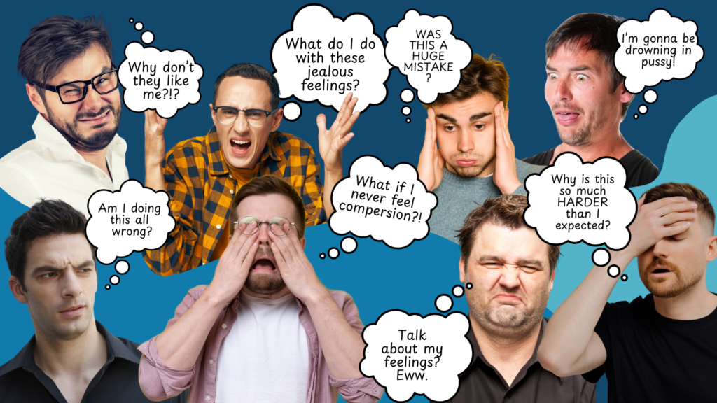 Straight men’s struggle with non-monogamy