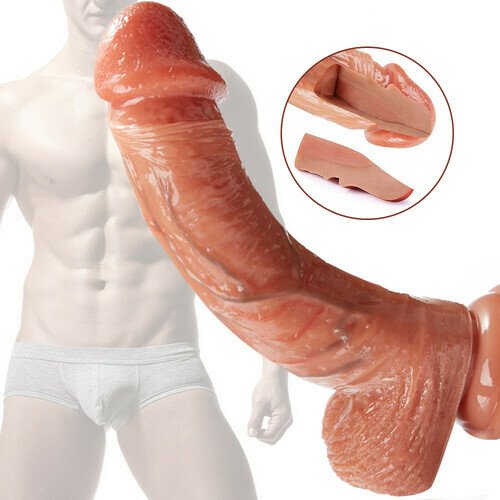 Realistic dildo with realistic veins for G-spot stimulation