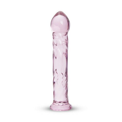 Bestvibe Crystal Glass G-Spot Butt Plug Glass Dildo 6.70