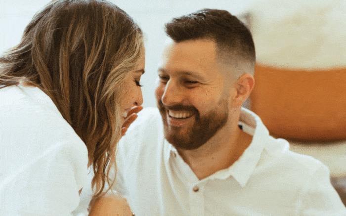 Xander smiled and looked at Vanessa who was also smiling.