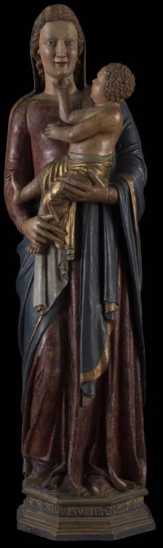 Medieval Madonna and children have returned to vivid colors -