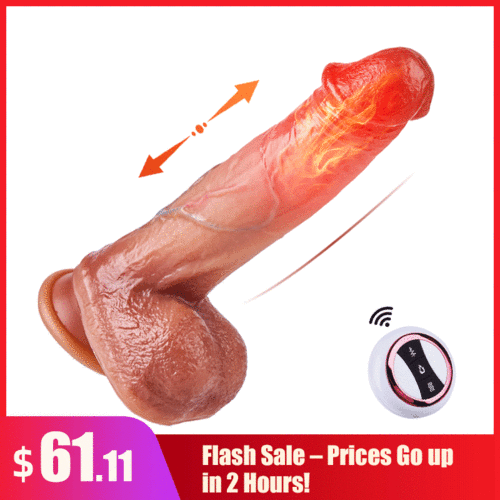 Realistic cyrus of 8.66 inches of vibrant thrust heating