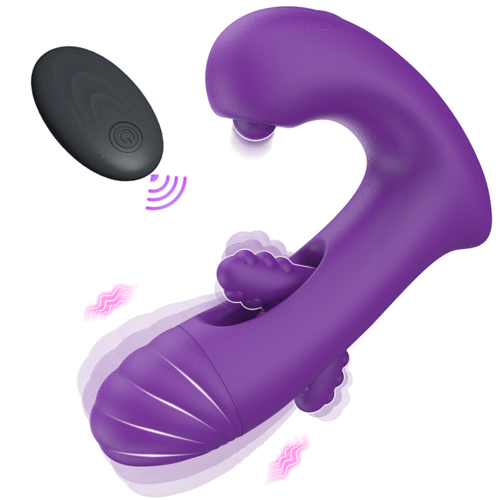 Wearian purple purple spot vibrator with 10 vibrations and beats
