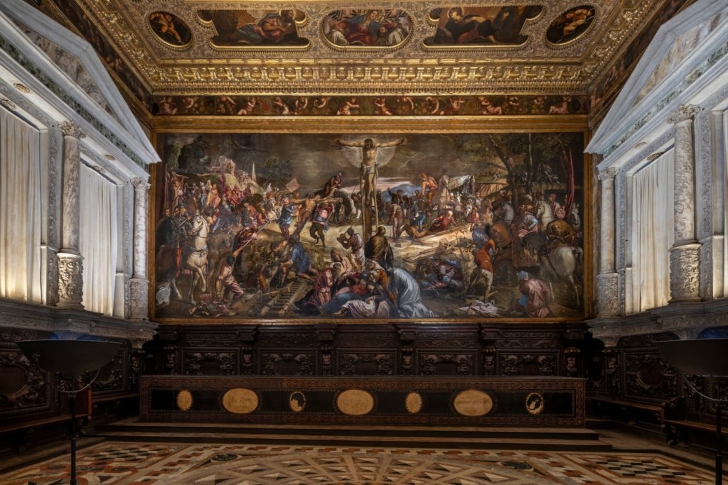 Tintoretto's Memorial Cross Restored - History
