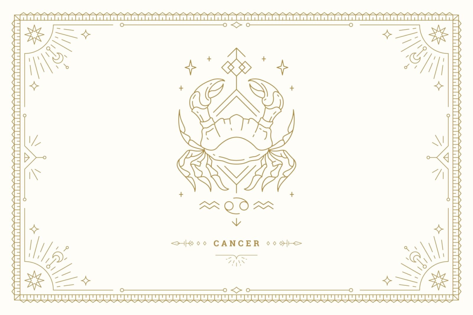 Zodiac cancer in July