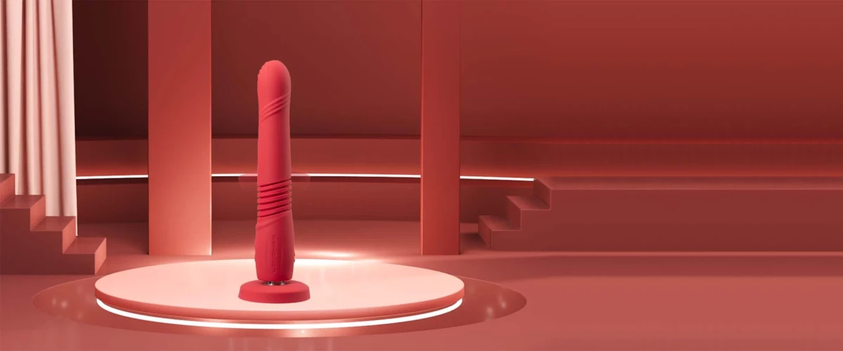 Lovense Gravity: Remote control vibrating & realistic thrusting dildo! Lovense Gravity: Remote control vibrating & realistic thrusting dildo!