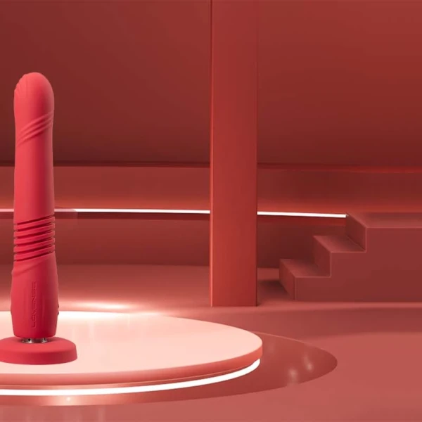 Lovense Gravity: Remote control vibrating & realistic thrusting dildo!