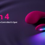 Lovense Lush 4: Best Interactive Long-Distance Remote Control G-Spot Vibrator with Emo LED Light