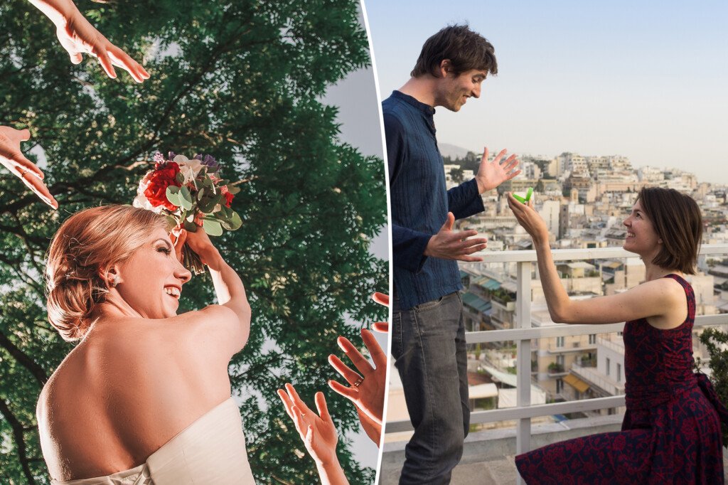 Bride feels 'robbery' after surprise offer during bouquet