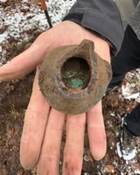 Medieval silver coin hoards, Kindu card found in Poland