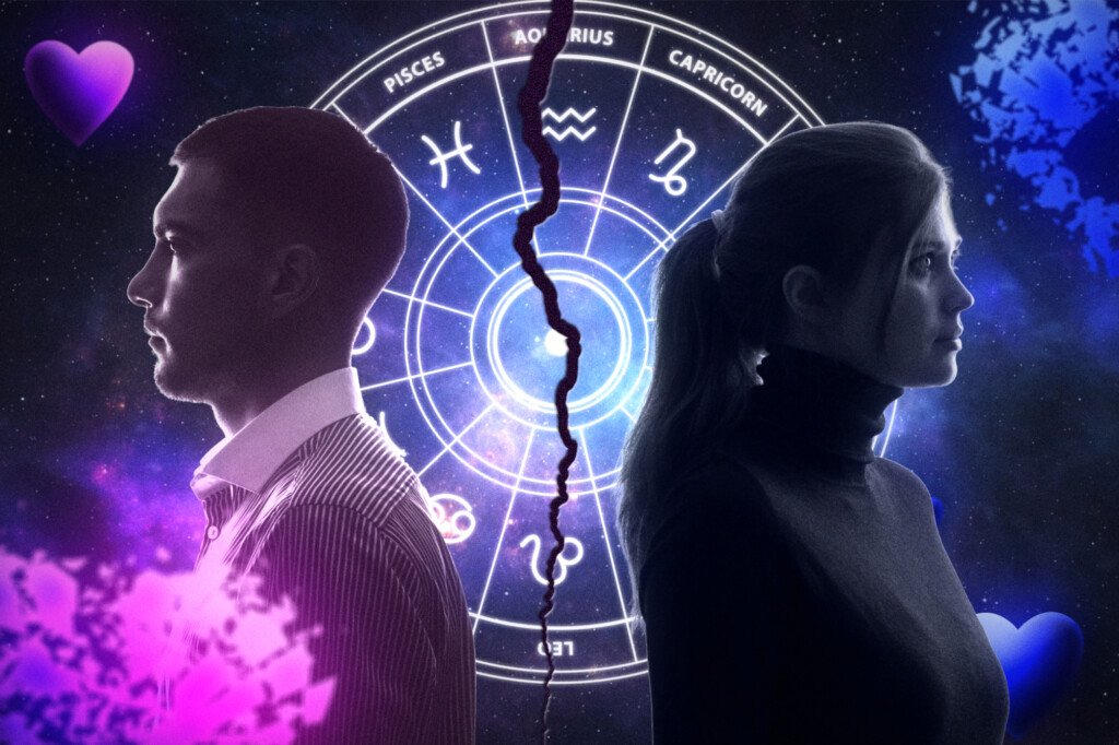 Which zodiac sign is in the prosperity or struggle of divorce?