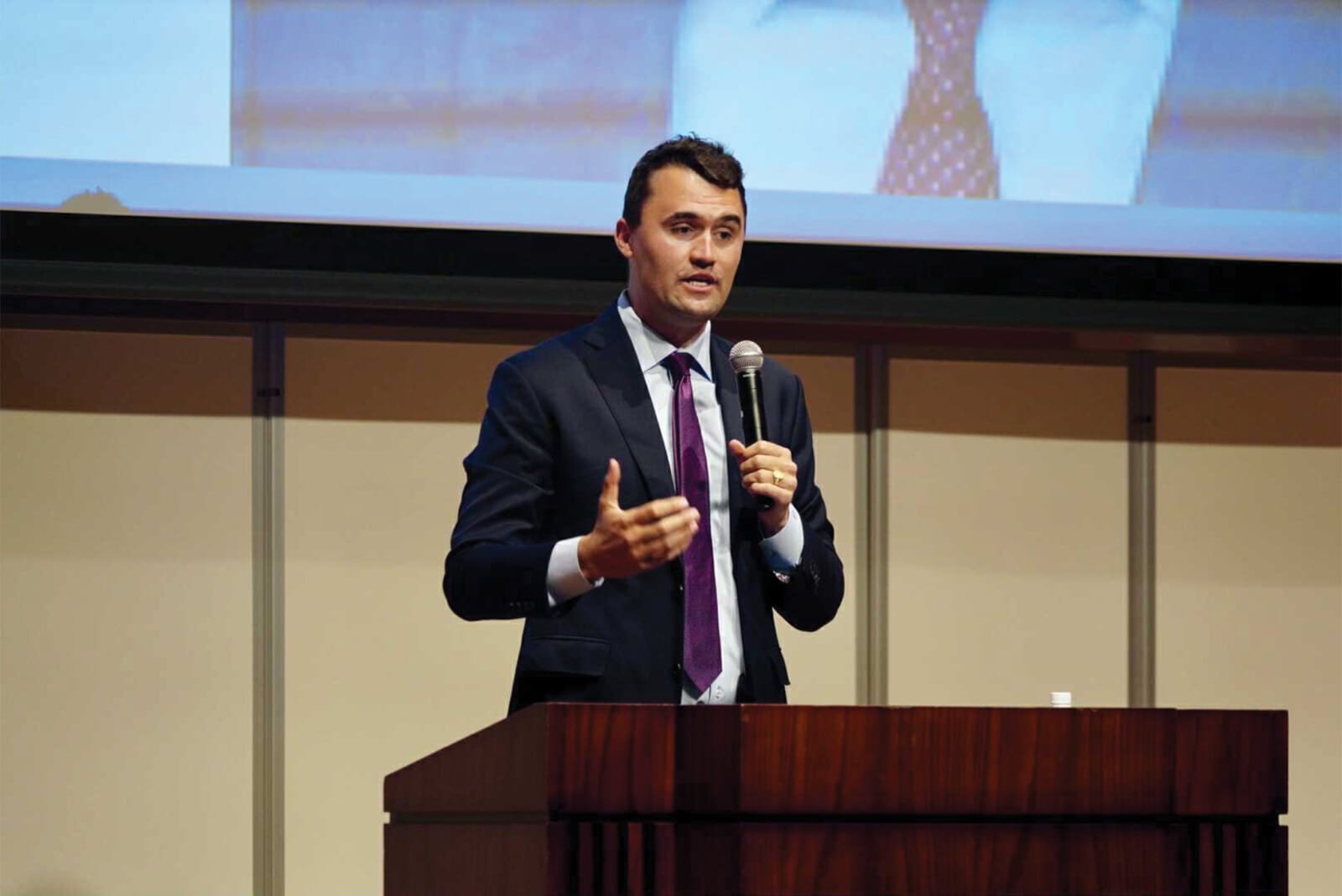 Charlie Kirk speaks at Sancito event a few days before filming