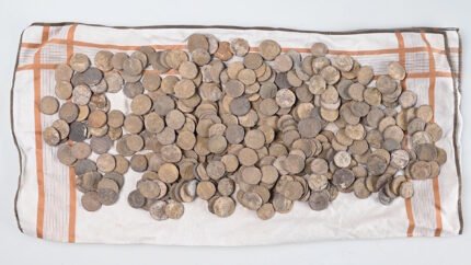 Metal detector turns over huge amounts of Roman coins he looted