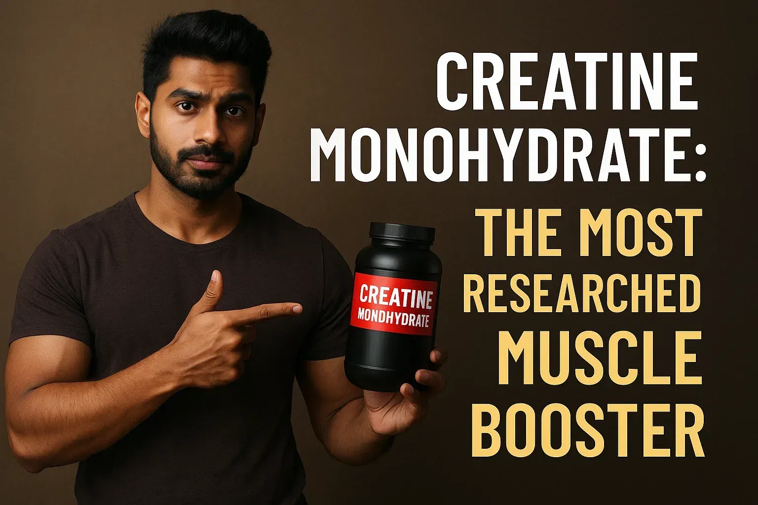Creatine Monohydrate: The Most Researched Muscle Builder