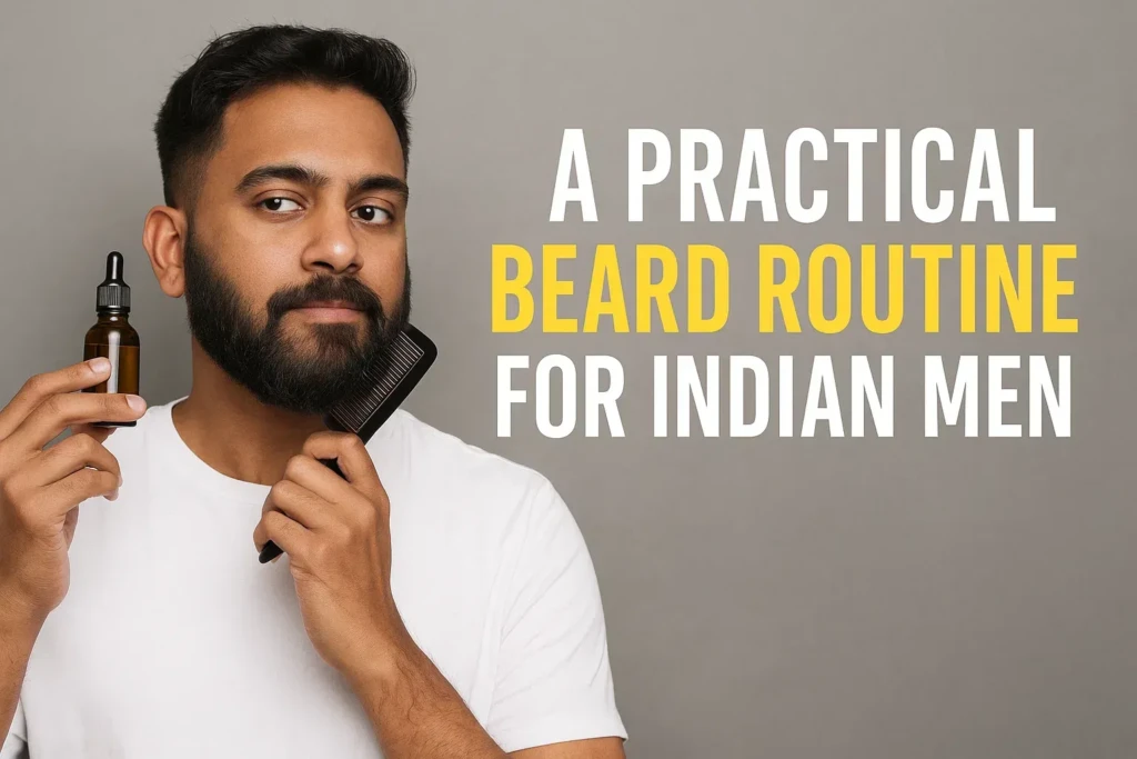 Practical beard care routine for Indian men