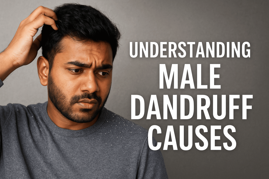 Learn about the causes of dandruff in men